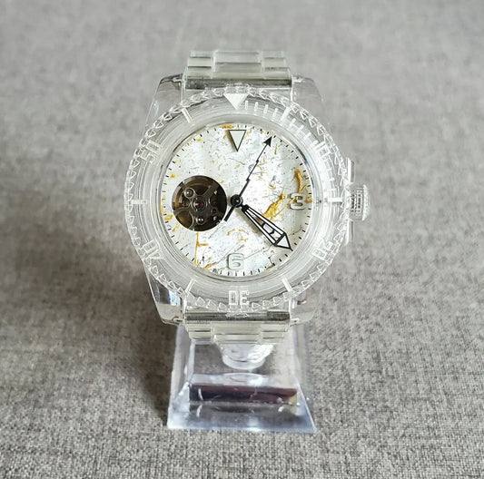 Pearl White Crystal 40mm